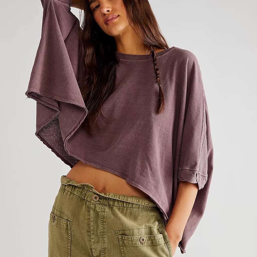 Free People Cropped Tshirt